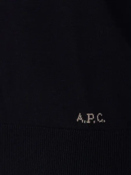 Pulover A.p.c. cu broderie negru