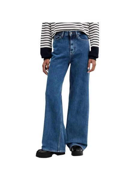 Blugi cu picior larg Tommy Hilfiger albastru