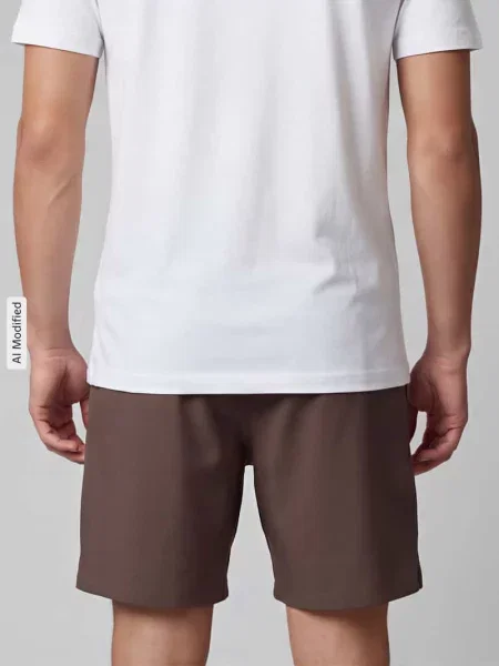 Spodenki treningowe Under Armour Vanish Woven Shorts peppercorn/white brązowe