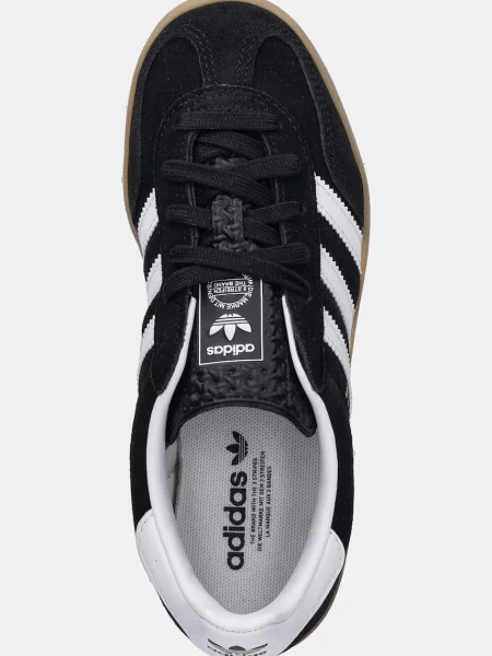 Adidas Originals Детски велурени маратонки GAZELLE INDOOR черно