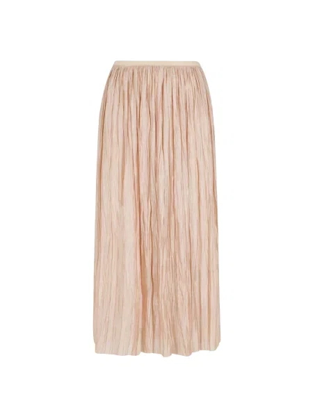 Spódnica plisowana Roberto Collina do kolan beżowa