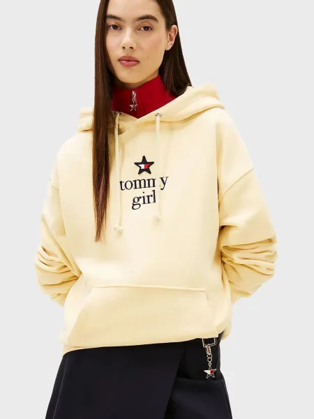 Толстовка Tommy Jeans желтая