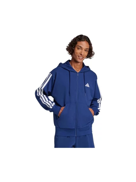 Prugasta frotir majica Adidas plava