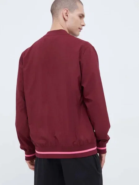 Bomber bunda adidas vínová přechodná