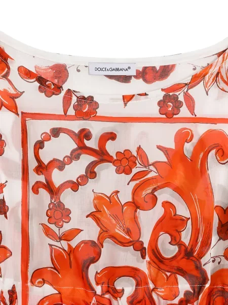 Gyerek felső Dolce & Gabbana narancsszínű