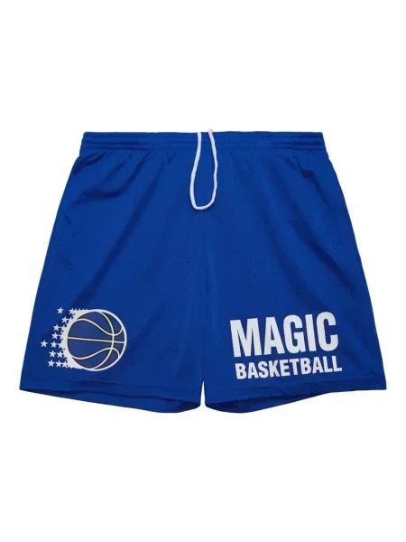 Pantaloni scurți Mitchell & Ness albastru
