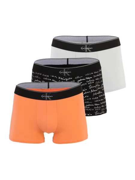 Calvin Klein Underwear Boxeri gri deschis / portocaliu / negru alb