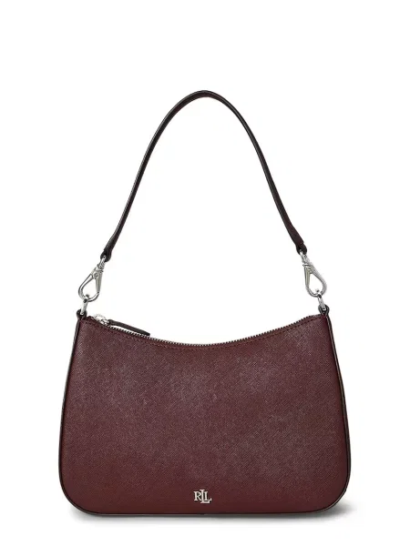 Torebka z aplikacją z logo bordowa