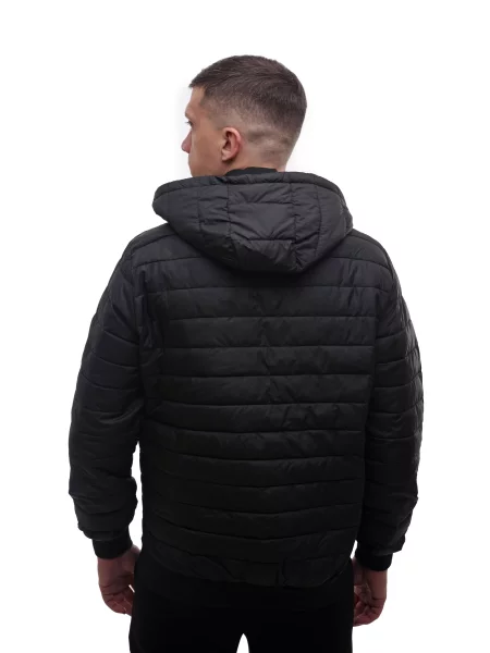 Демісезонна куртка STREAM текстиль/поліестер чорний