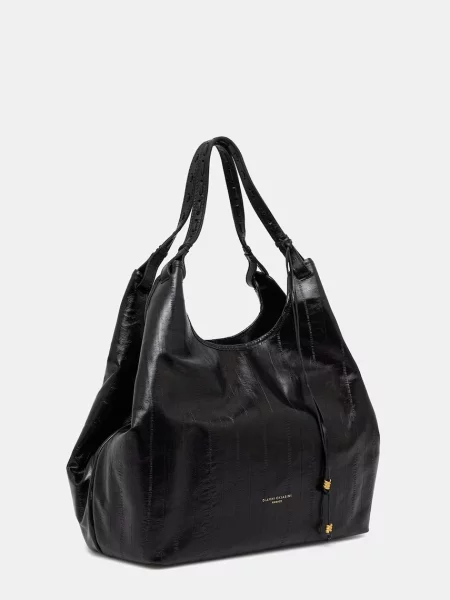 Geantă shopper Gianni Chiarini din piele negru