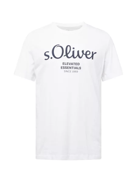 S.Oliver Tricou negru alb