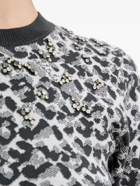 Top Twinset cu imagine gri