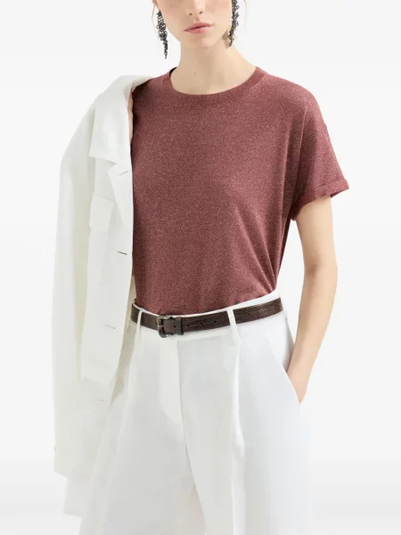 Tricou Brunello Cucinelli roșu