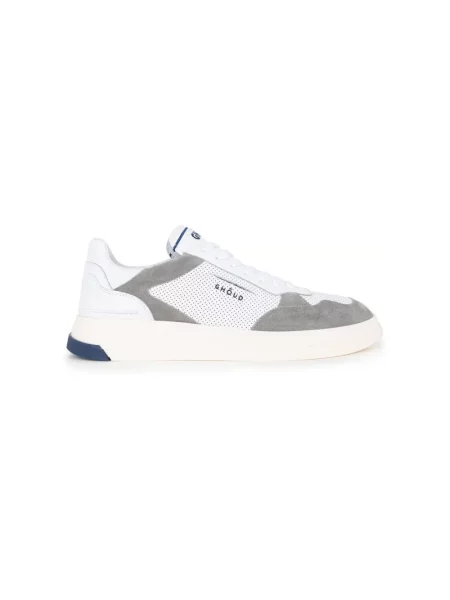 Sneakersy Ghoud skórzane niebieskie