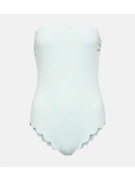 Strój kąpielowy Marysia bez ramiączek niebieski