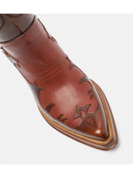Botine Gabriela Hearst din piele cowboy maro
