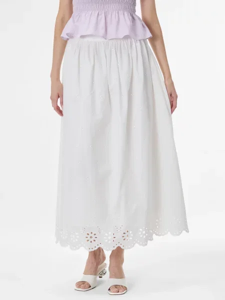 Fusta maxi Orsay cu broderie