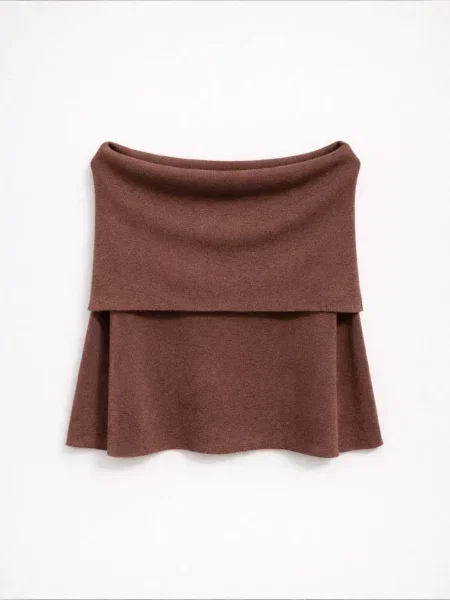 MixRay Bluza Blusen kestenjasto smeđa