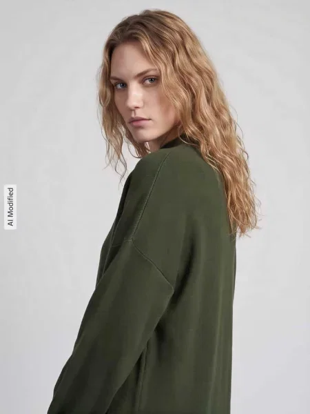 Sukienka o luźnym kroju z dzianiny z mieszanki model ‘NANCY’ Vero Moda