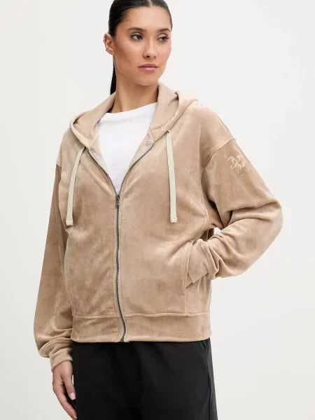 Banana Moon bluza Seachic z kapturem gładka IVY.SEACHIC beżowy