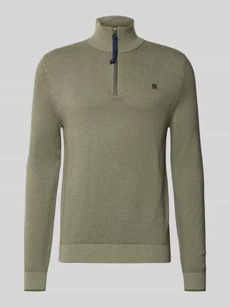 Sweter z dzianiny z kołnierzem Lerros
