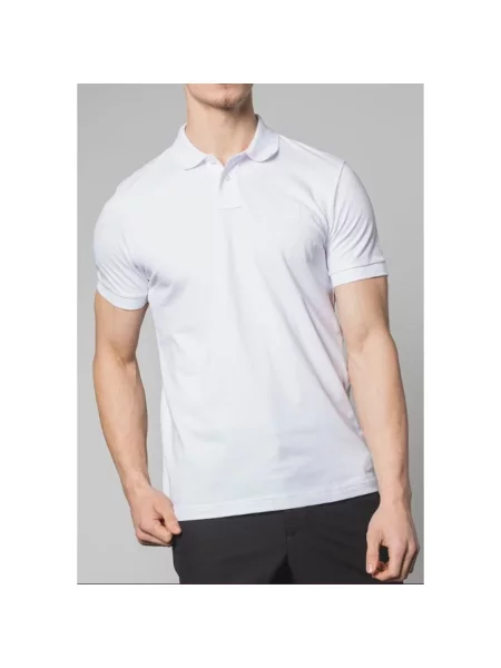 Boss Koszulka Polo Z Piki Passenger Slim Fit blau biała
