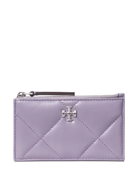 Diamant portofel Tory Burch matlasat violet