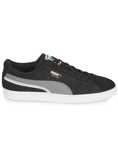 Pantofi Puma din piele de căprioară negru