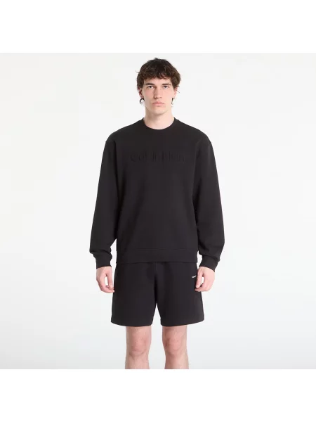 Grafika jopa brez kapuce Calvin Klein črna