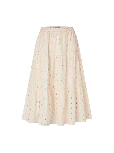 Spódnica midi Lollys Laundry beżowa