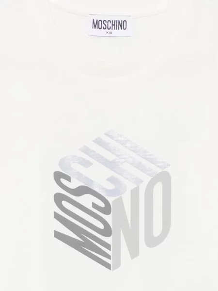 Koszulka dziecięca Moschino biała