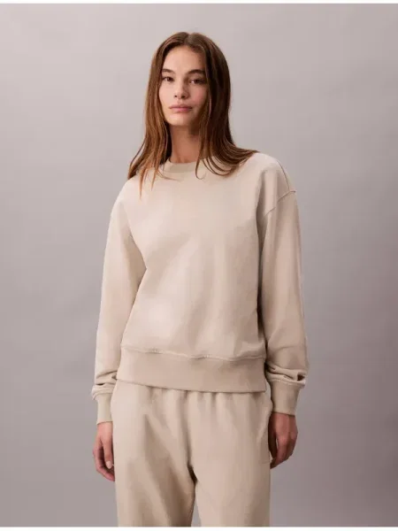 Calvin Klein Hanorac PREMIUM TERRY bej