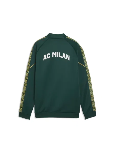 PUMA Młodzieżowa kurtka AC Milan KING Anthem Akcesoria zielony