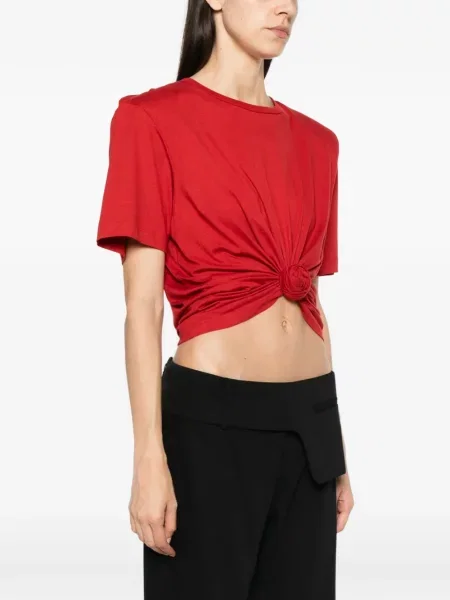 Decupat tricou Magda Butrym roșu