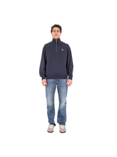 Bluza rozpinana Maison Kitsune niebieska