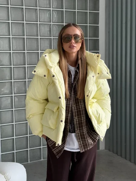 Зимова куртка Milirud нейлон/поліестер жовтий