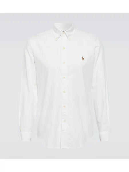 Srajca Polo Ralph Lauren keper z vezenjem bela