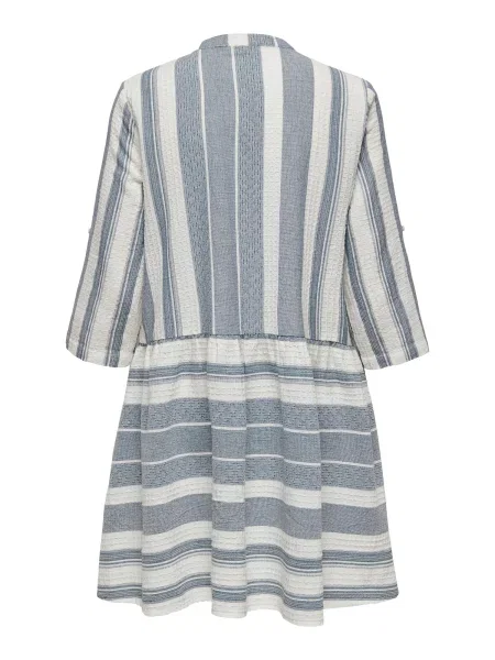 ONLY Rochie tip bluză CHICAGO / bleumarin alb