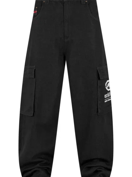 Ecko Unlimited Džíny námořnická modř bílá