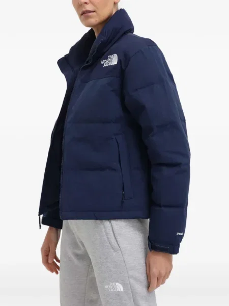 Geacă cu puf The North Face albastru