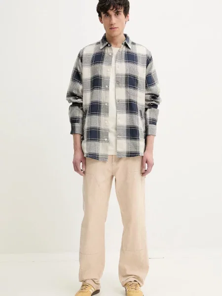 Сорочка Desigual LUMBERJACK regular класичний комір синій