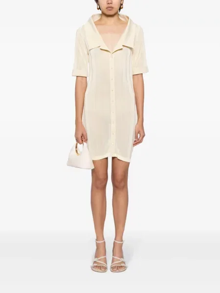 Kostiumas mini mini suknelė Jacquemus geltona
