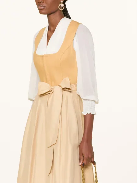 Sukienka Heimatglück Tracht żółta