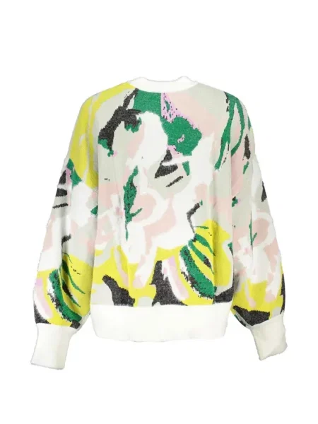 Pulover Desigual alb
