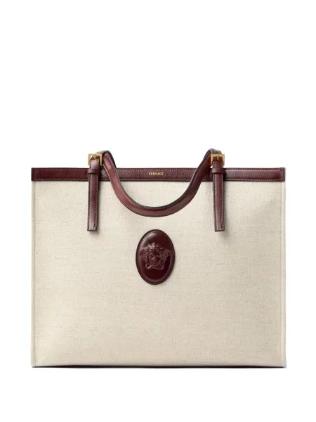 Geantă de mână Versace din canvas