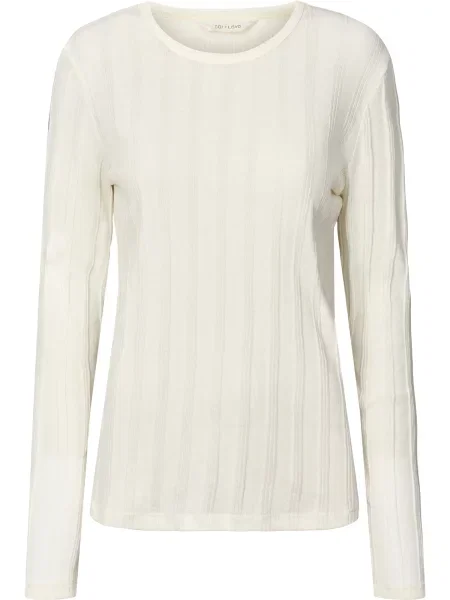 Gai+Lisva Tricou Thyra lână alb