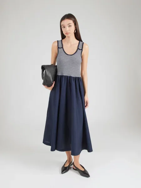 TOMMY HILFIGER Nyári ruhák tengerészkék fehér