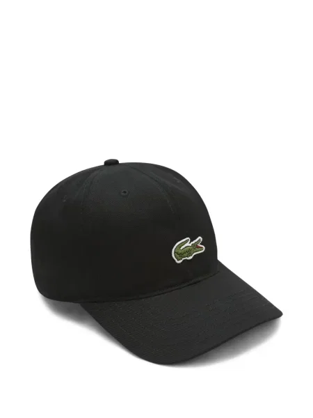 Czapka z daszkiem dziecięca Lacoste czarna