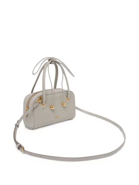 Geantă shopper Furla din piele gri