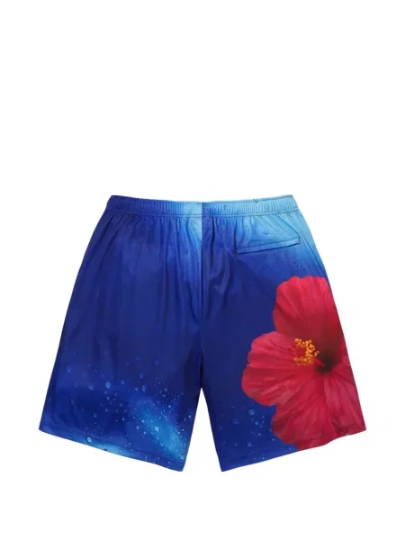 Pantaloni scurți Supreme cu imagine albastru